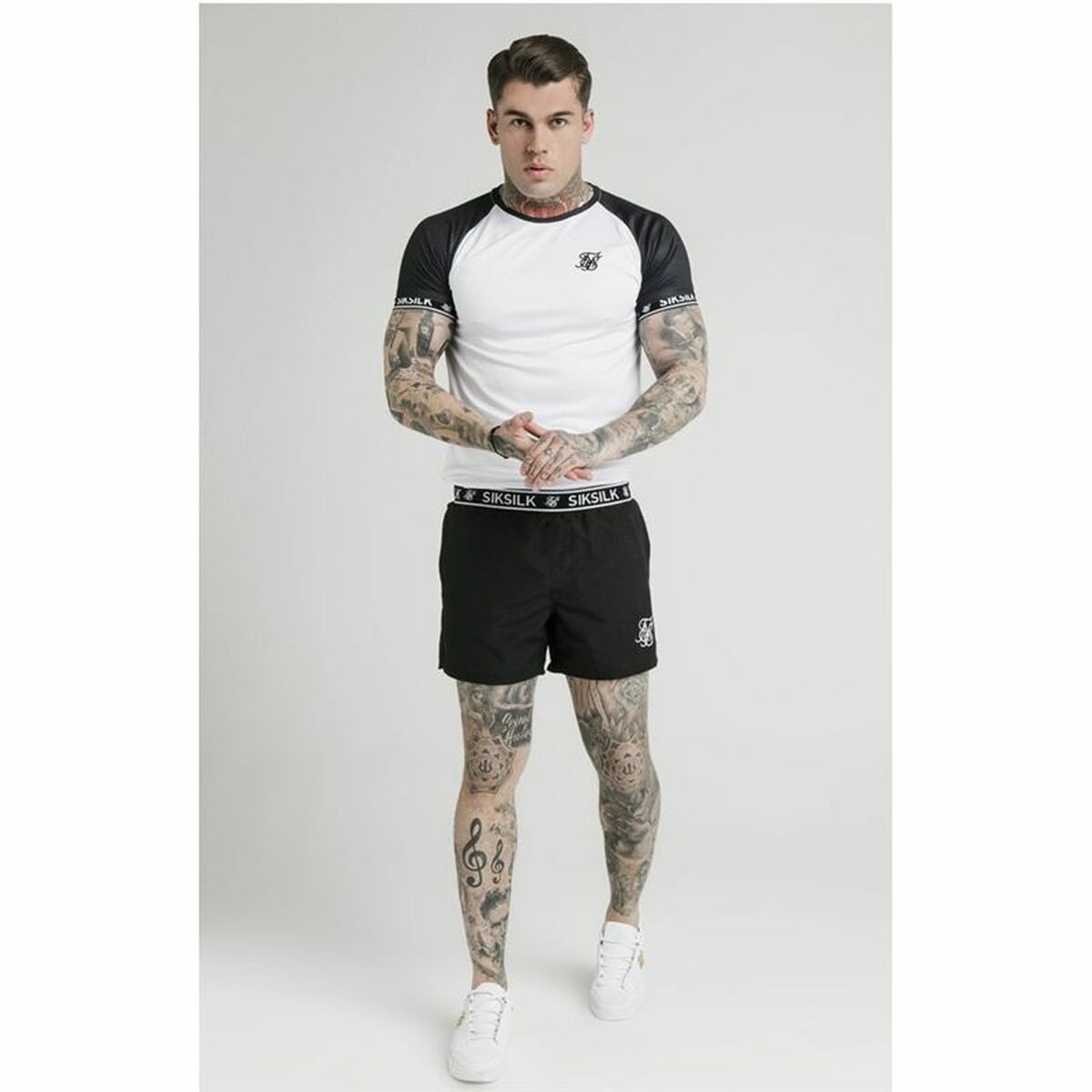 Sportshorts för män SikSilk Standard Svart - 3
