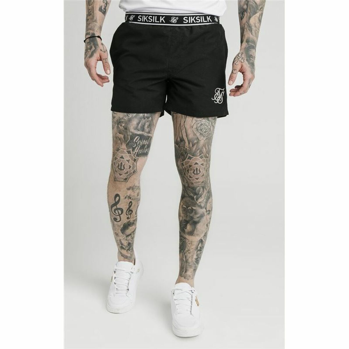 Sportshorts för män SikSilk Standard Svart - 6