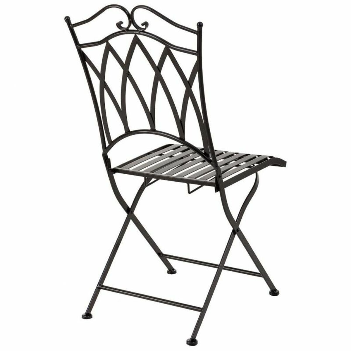 Bordsgrupp med 2 stolar Alexandra House Living Svart 60 x 75 x 60 cm - 8