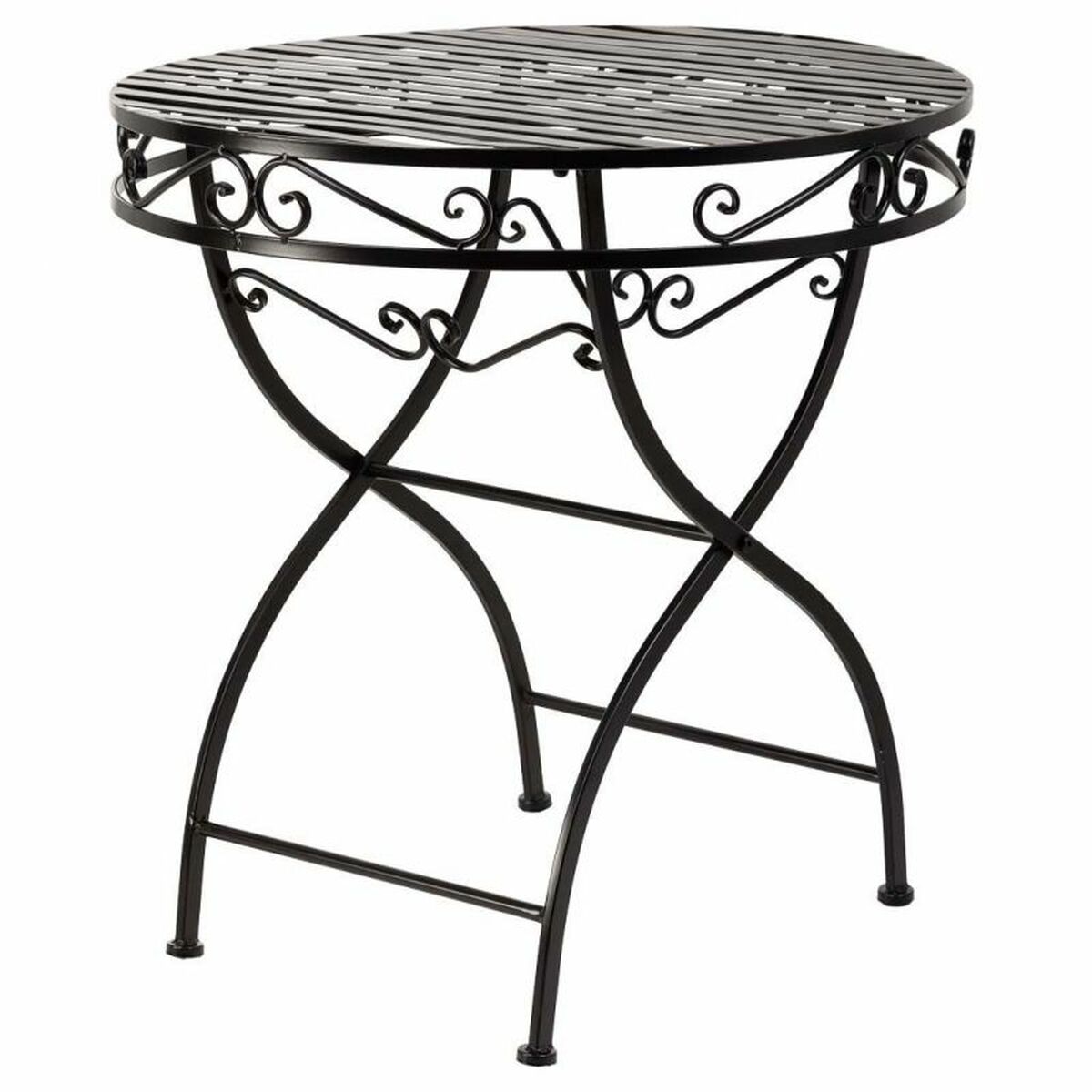 Bordsgrupp med 2 stolar Alexandra House Living Svart 60 x 75 x 60 cm - 4