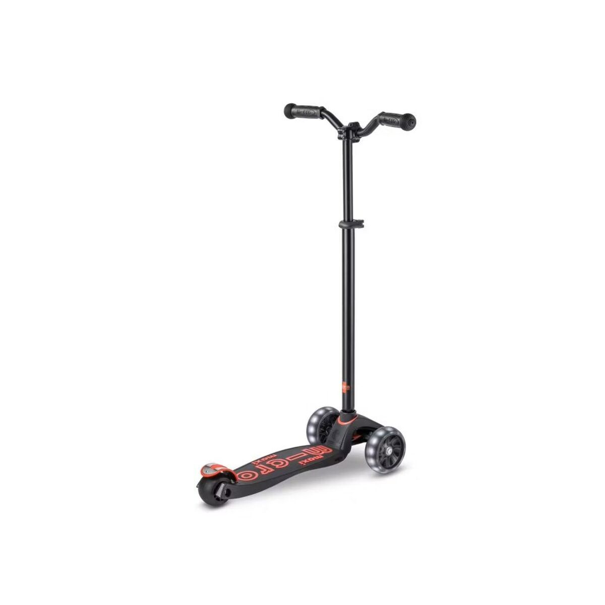 Skooter Micro Micro Deluxe Pro LED Svart Röd - 4