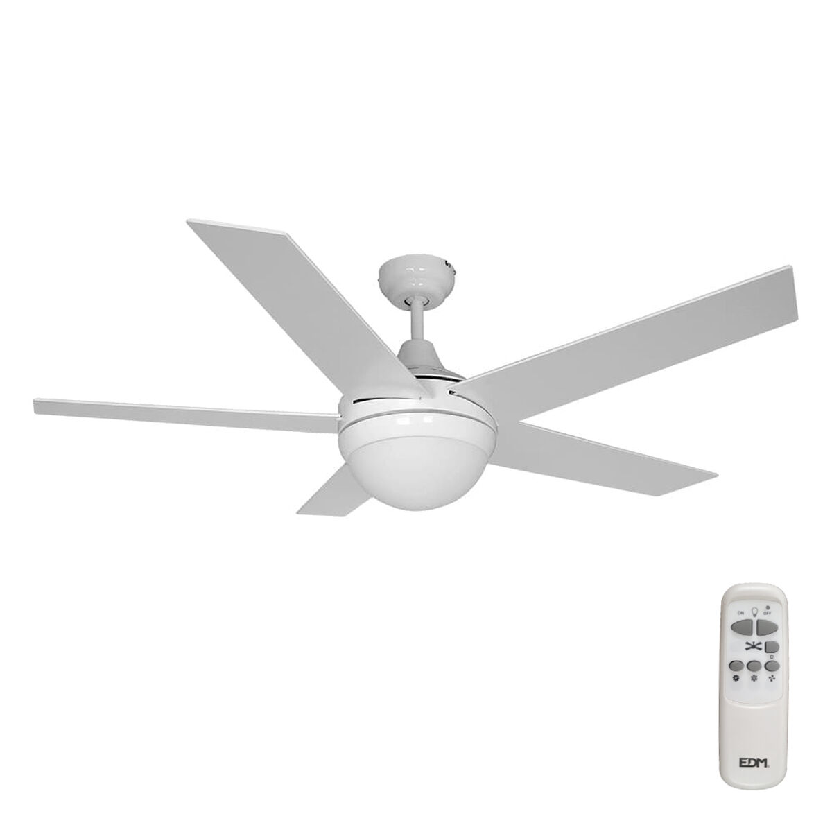 Takfläkt med belysning EDM 33988 Adriatico Vit 60 W - 3