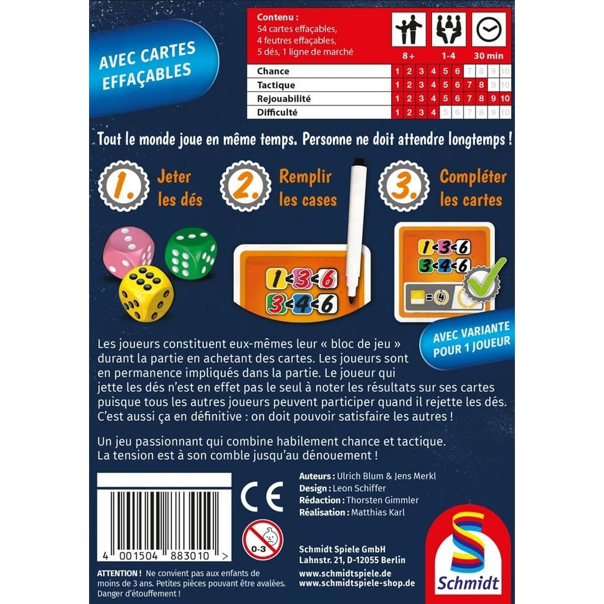 Sällskapsspel Schmidt Spiele Donnant Donnant (FR) - 2