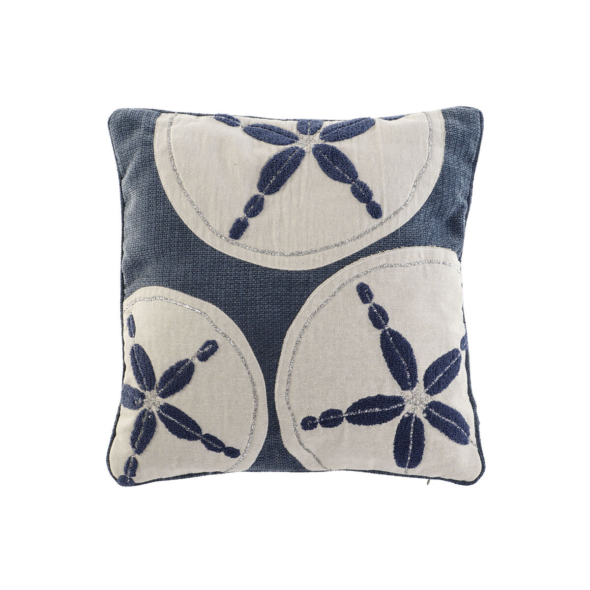 Kudde Home ESPRIT Blå Beige Medelhavs 45 x 15 x 45 cm