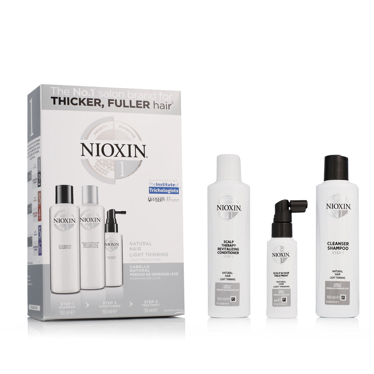 Hårstylingset Nioxin System 1 3 Delar - 3