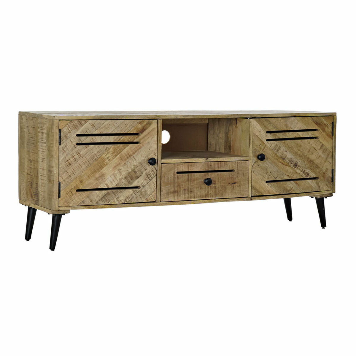 TV-möbler DKD Home Decor Brun Metall Mangoträ (150 x 59 x 40 cm) - 17