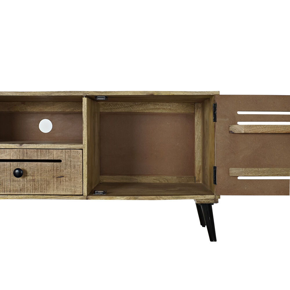 TV-möbler DKD Home Decor Brun Metall Mangoträ (150 x 59 x 40 cm) - 6