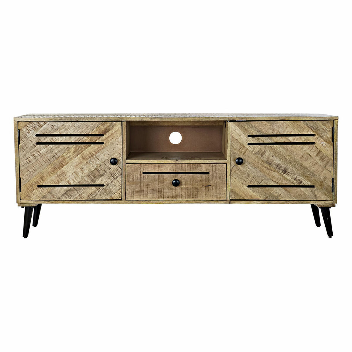 TV-möbler DKD Home Decor Brun Metall Mangoträ (150 x 59 x 40 cm) - 12