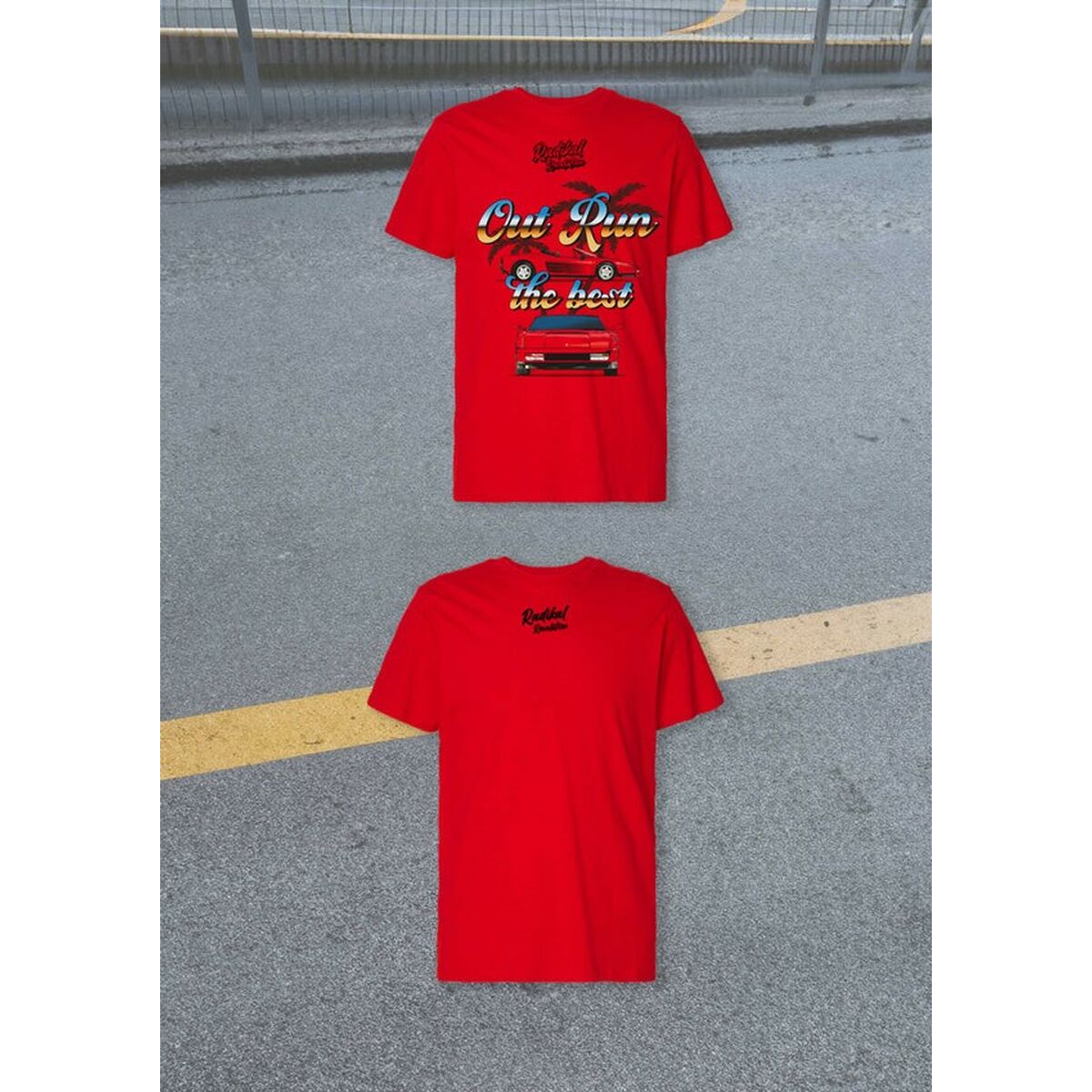 T-shirt med kortärm Herr RADIKAL OUT RUN Röd S - 7