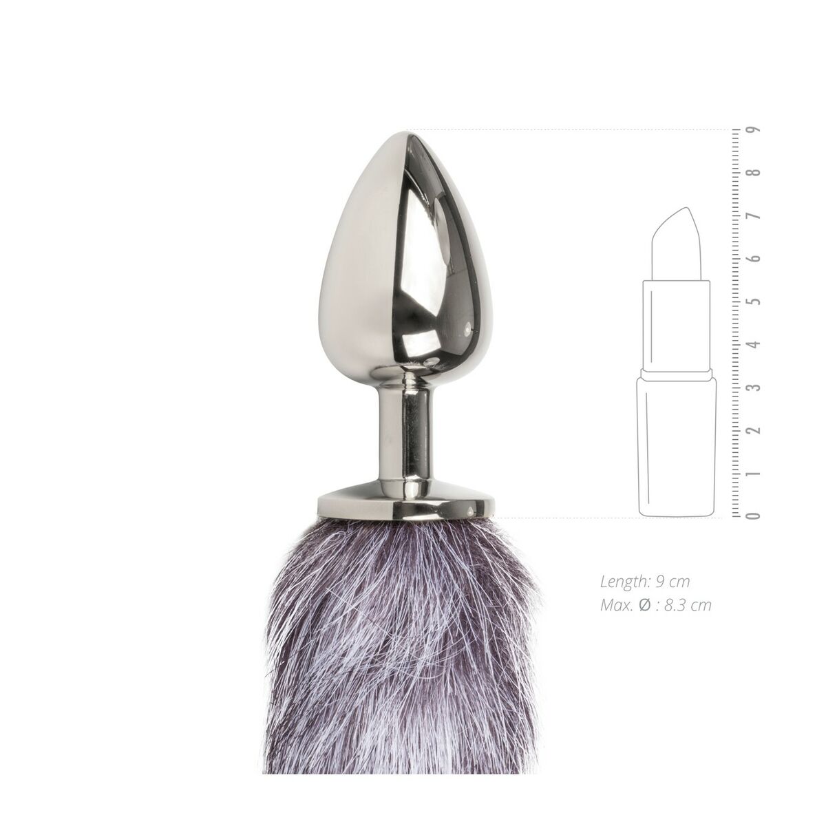 Analplugg EasyToys Silvrig - 2