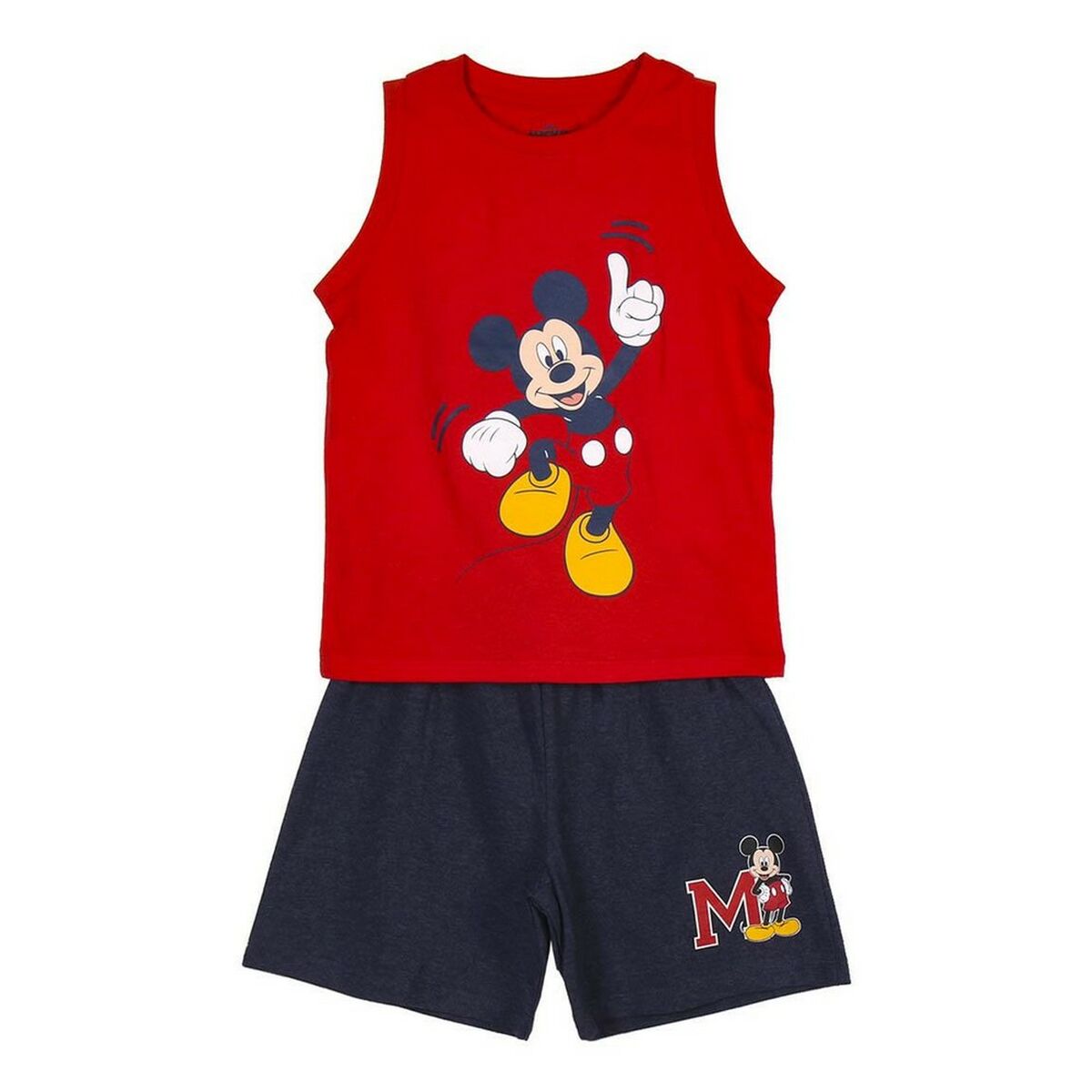 Sommarpyjamas Mickey Mouse Röd - 6