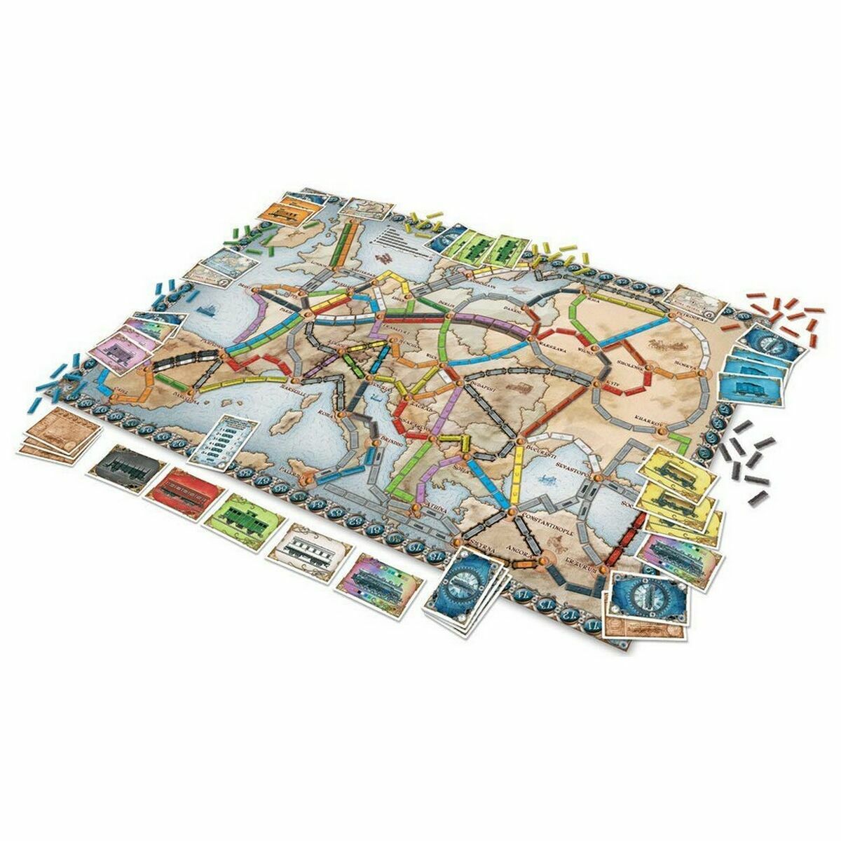 Sällskapsspel ¡Aventureros al Tren! Europa Asmodee (ES) - 2