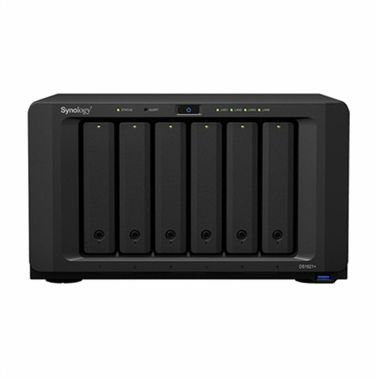 Nätlagringsenhet NAS Synology DS1621+ AMD Ryzen V1500B Svart 25,2 db