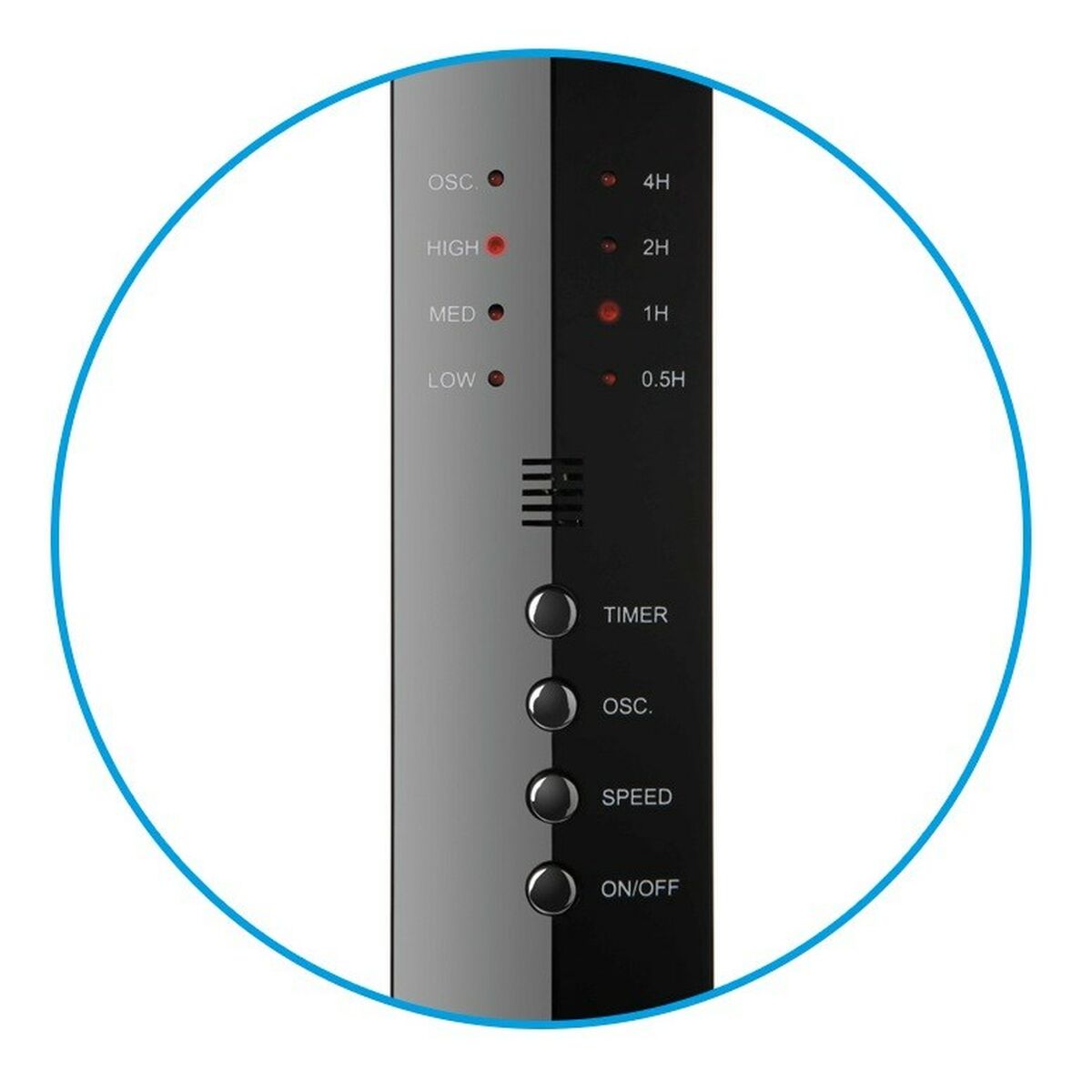 Stående Fläkt N'oveen F455 Svart 55 W - 2