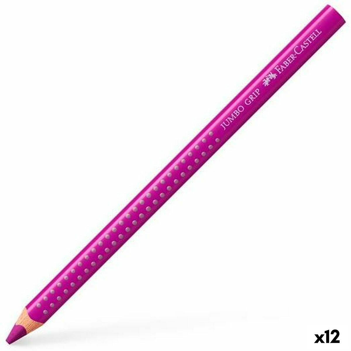 Färgpennor Faber-Castell Karmosinröd (12 antal)