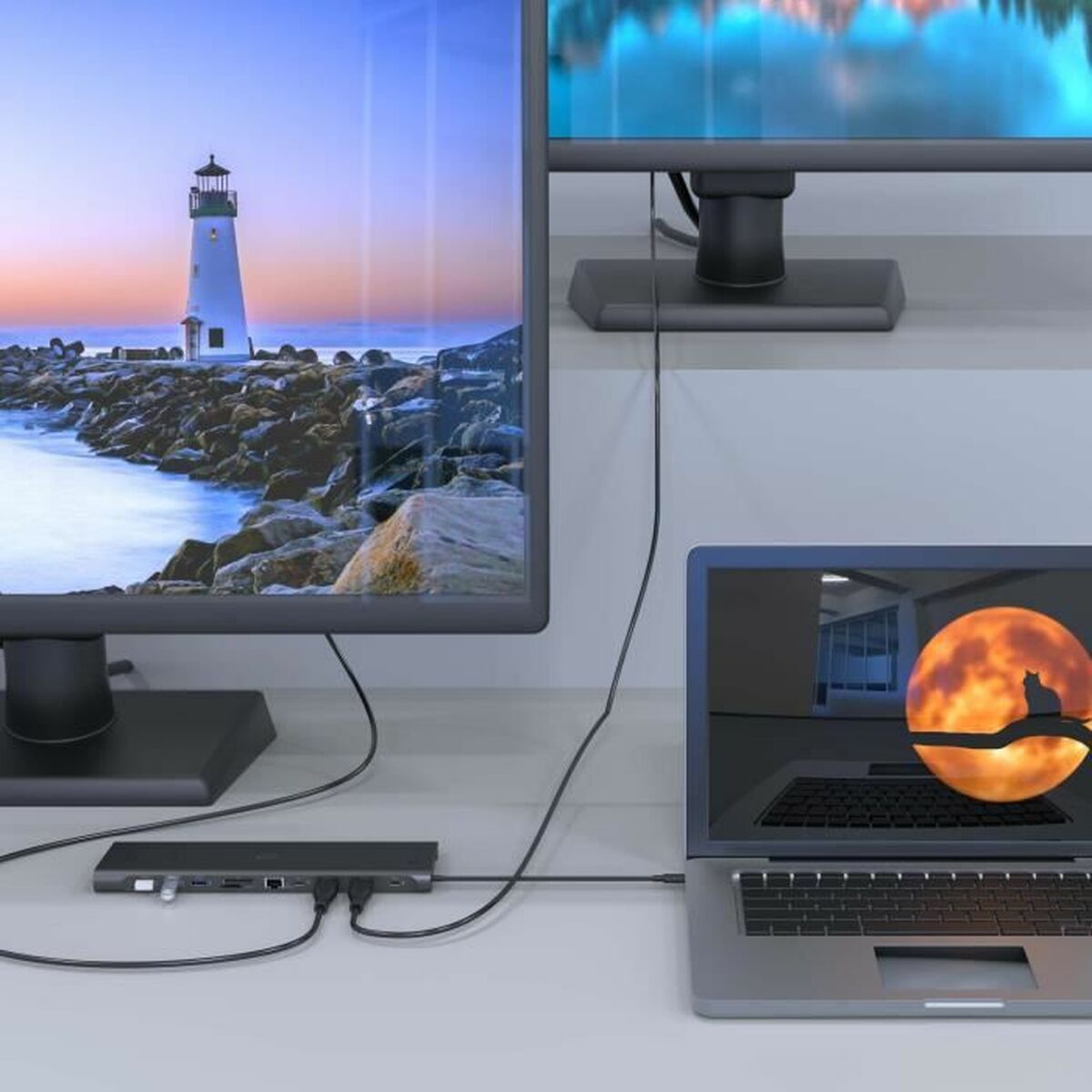 USB-HUB Mobility Lab Dock Adapter 11 in 1 Grå 100 W - 4
