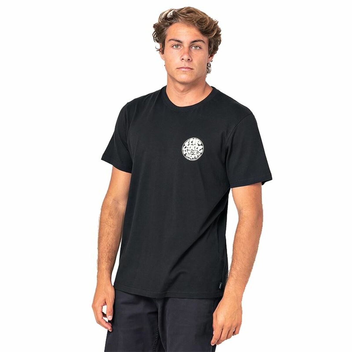 T-shirt med kortärm Rip Curl Wettie Essential Svart Män