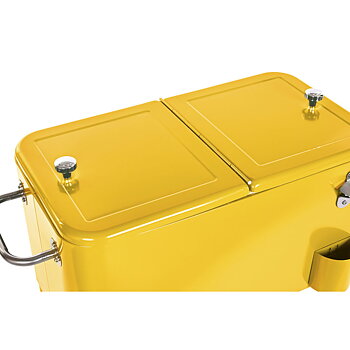 Bärbar kyl Home ESPRIT Gul Stål polypropen 56 L 74 x 43 x 80 cm