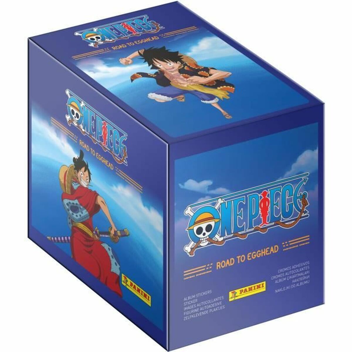 Klistermärkespaket Panini One Piece Road to Egghead 180 Delar