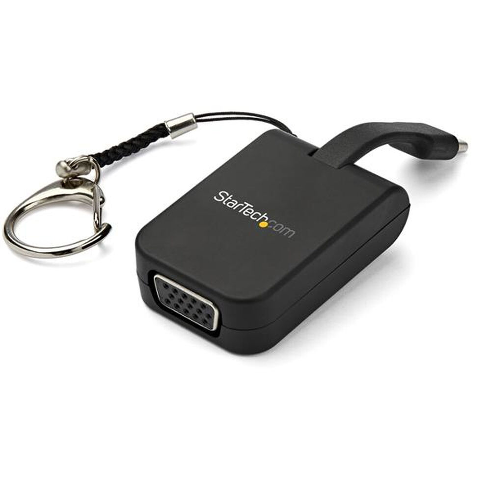 USB C till VGA Adapter Startech CDP2VGAFC            Svart