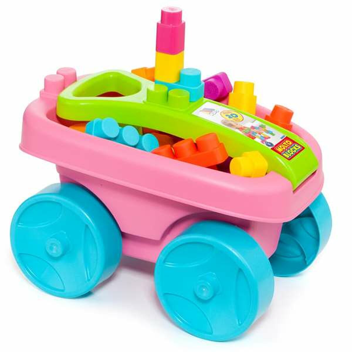 Byggklossar Moltó    20 Delar Vagn Rosa - 6
