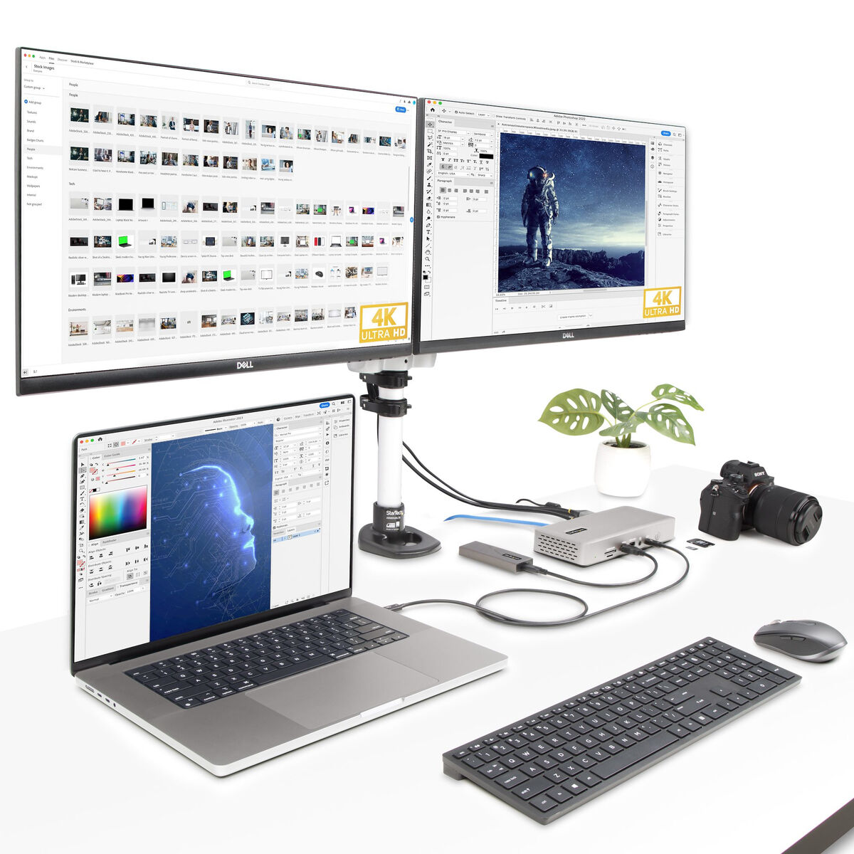 Tangentbordsfodral Startech 132UE-TB4USB4DOCK - 5