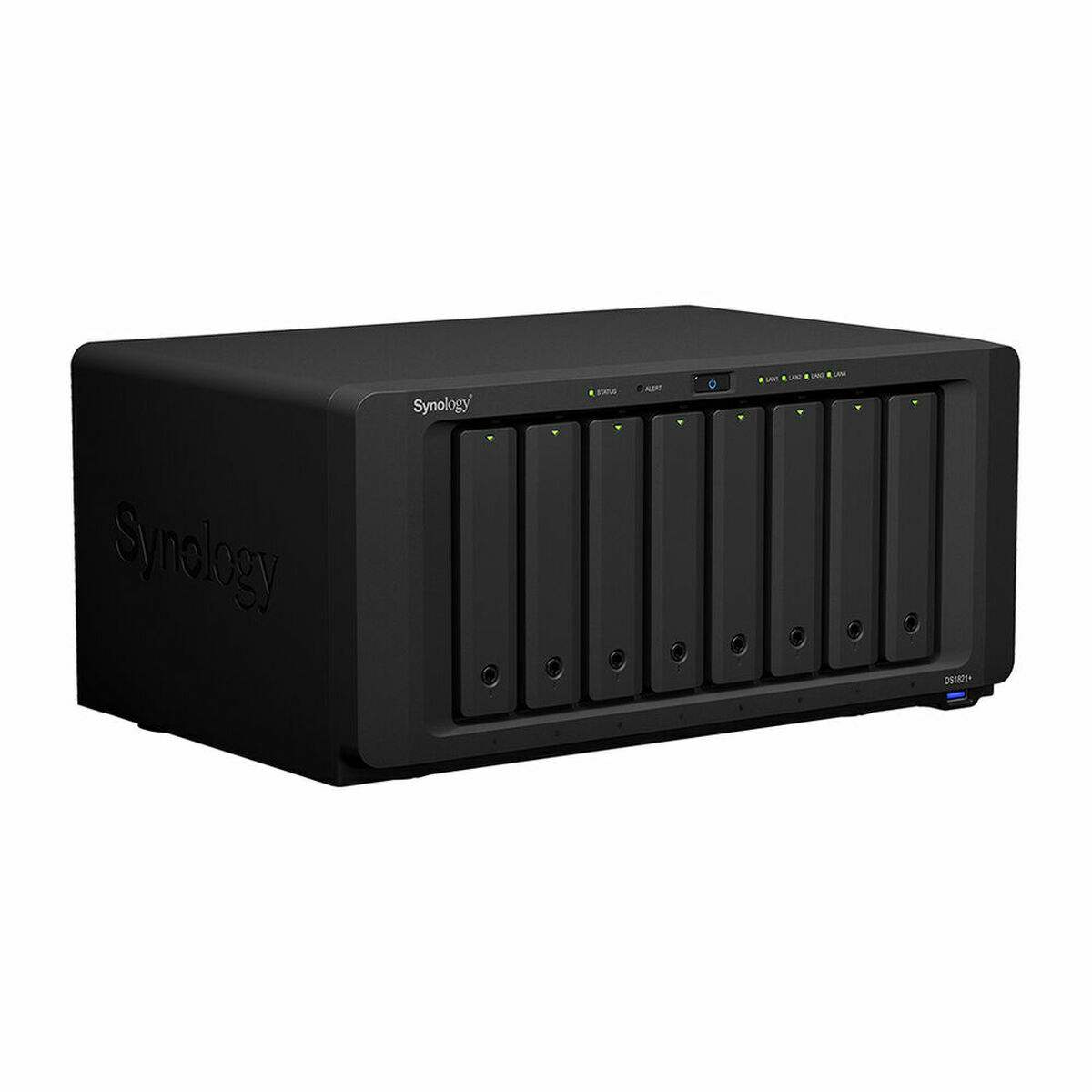 Nätlagringsenhet NAS Synology DS1821+ Svart AMD Ryzen V1500B - 3