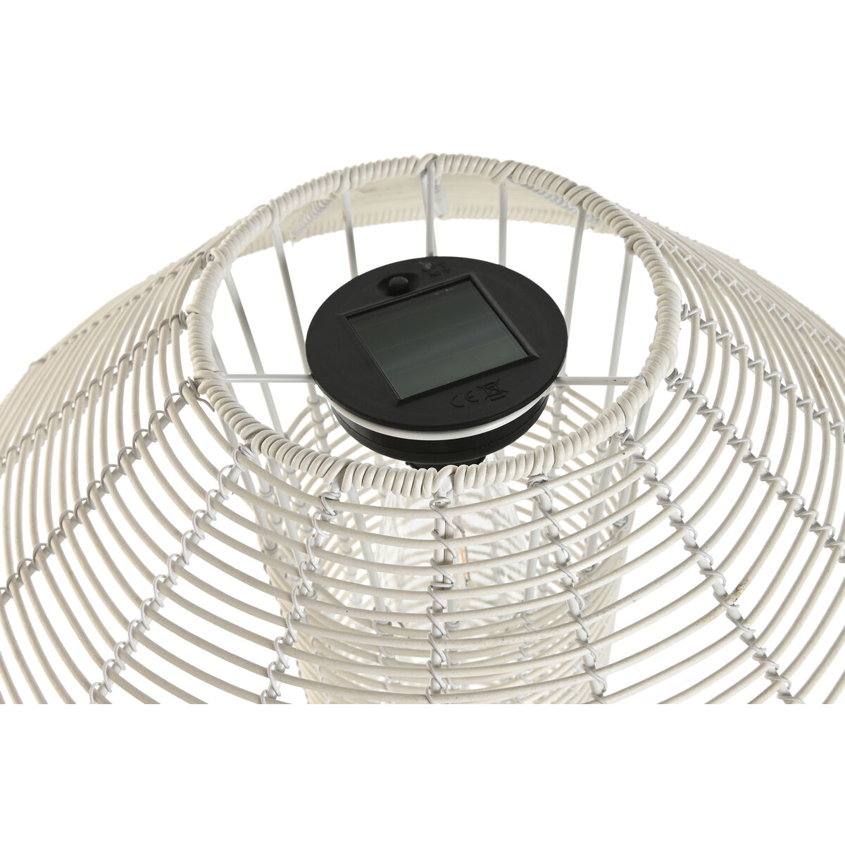 Solcellslampa Home ESPRIT Vit 35 x 35 x 76 cm - 2