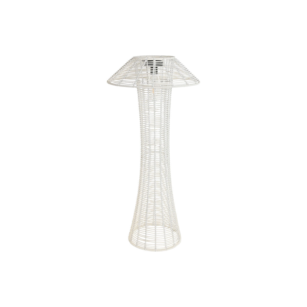 Solcellslampa Home ESPRIT Vit 35 x 35 x 76 cm