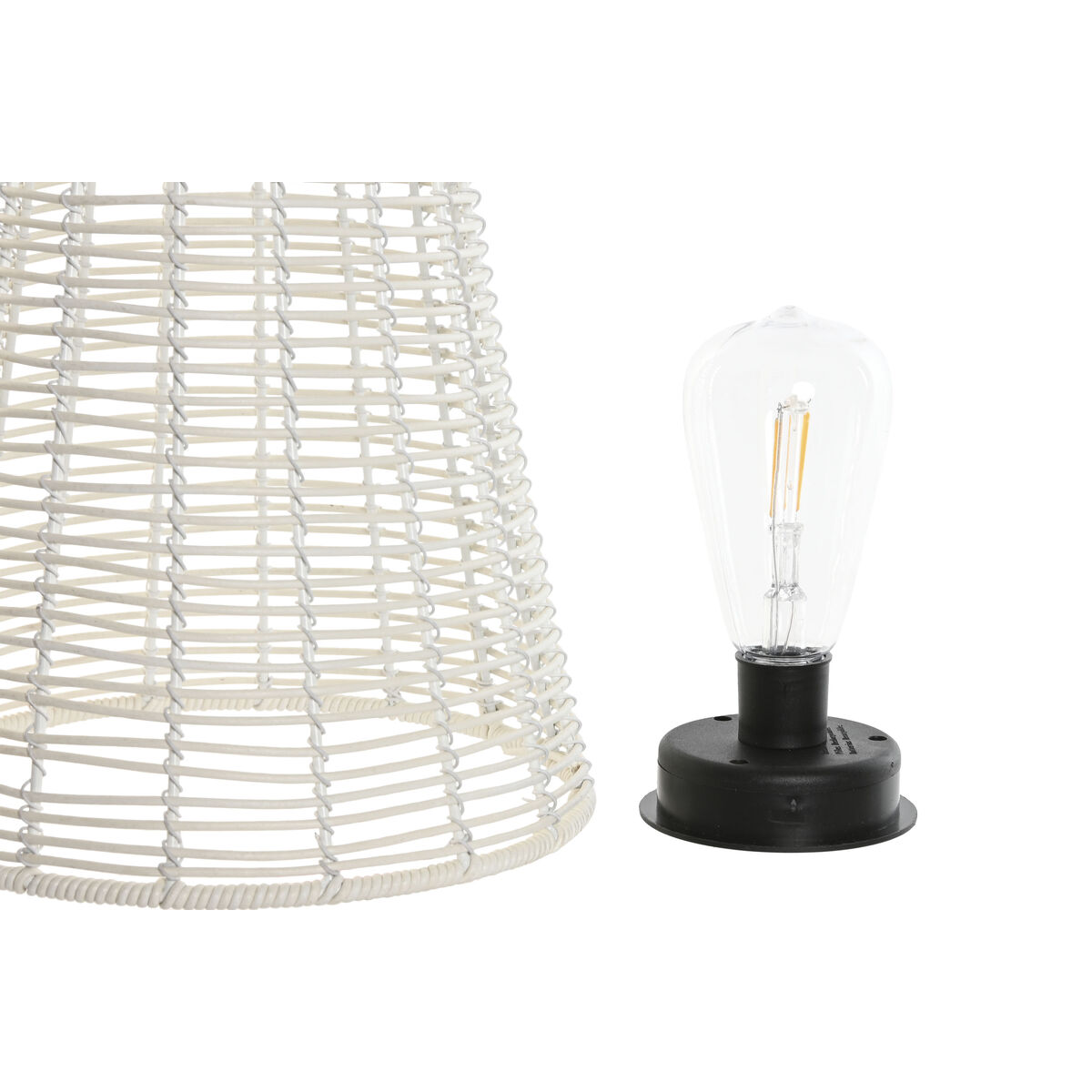 Solcellslampa Home ESPRIT Vit 35 x 35 x 76 cm - 3
