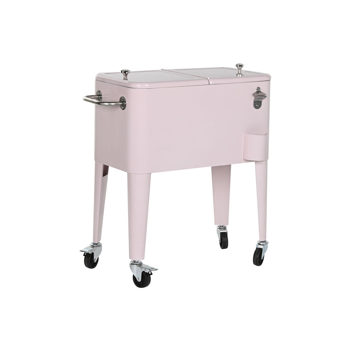 Bärbar kyl Home ESPRIT Rosa Stål polypropen 74 x 43 x 80 cm