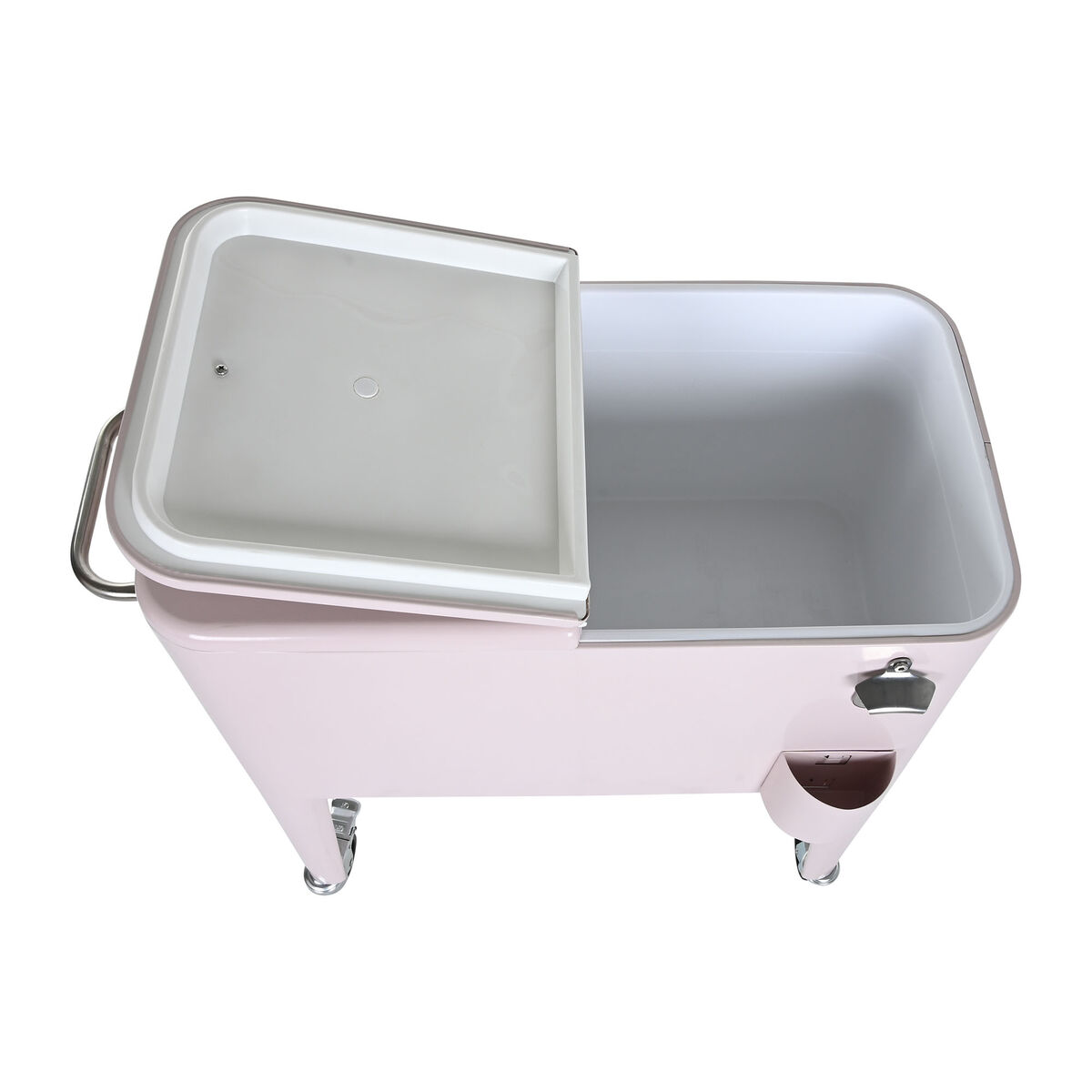 Bärbar kyl Home ESPRIT Rosa Stål polypropen 74 x 43 x 80 cm - 3