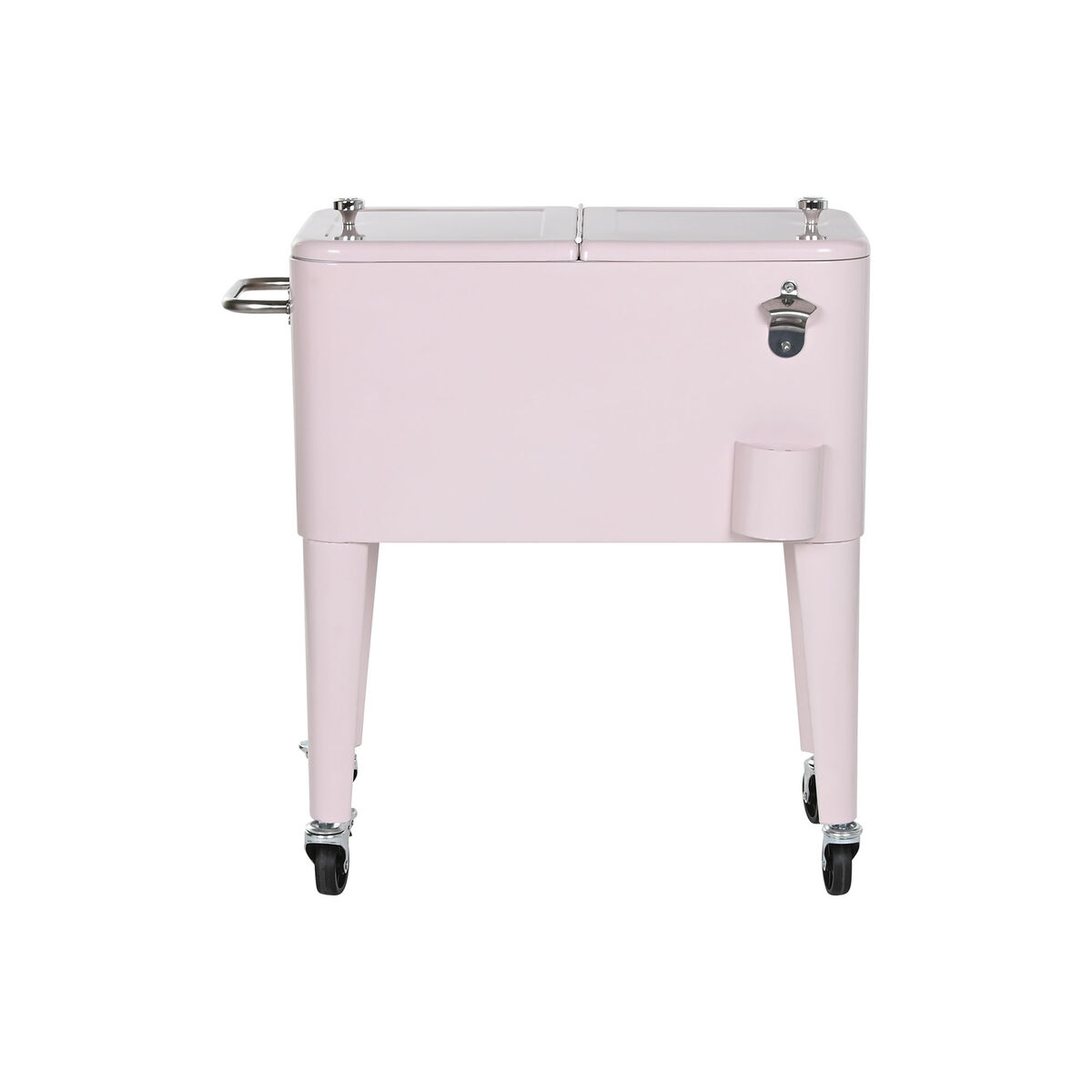 Bärbar kyl Home ESPRIT Rosa Stål polypropen 74 x 43 x 80 cm - 2