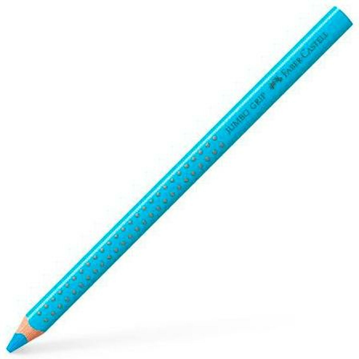 Färgpennor Faber-Castell Jumbo Grip Blå (12 antal) - 4