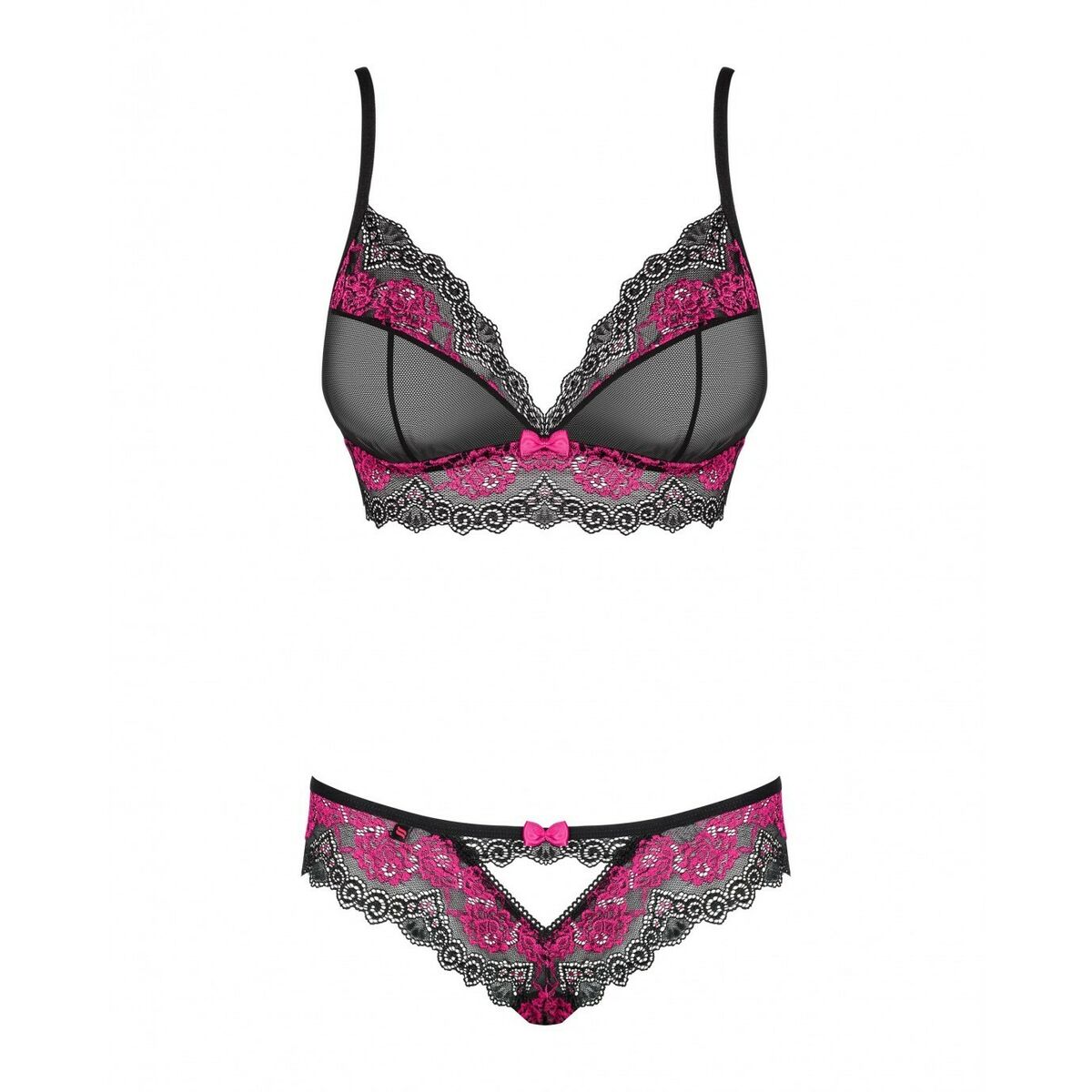 Set med underkläder Obsessive Tulia Svart L/XL - 4