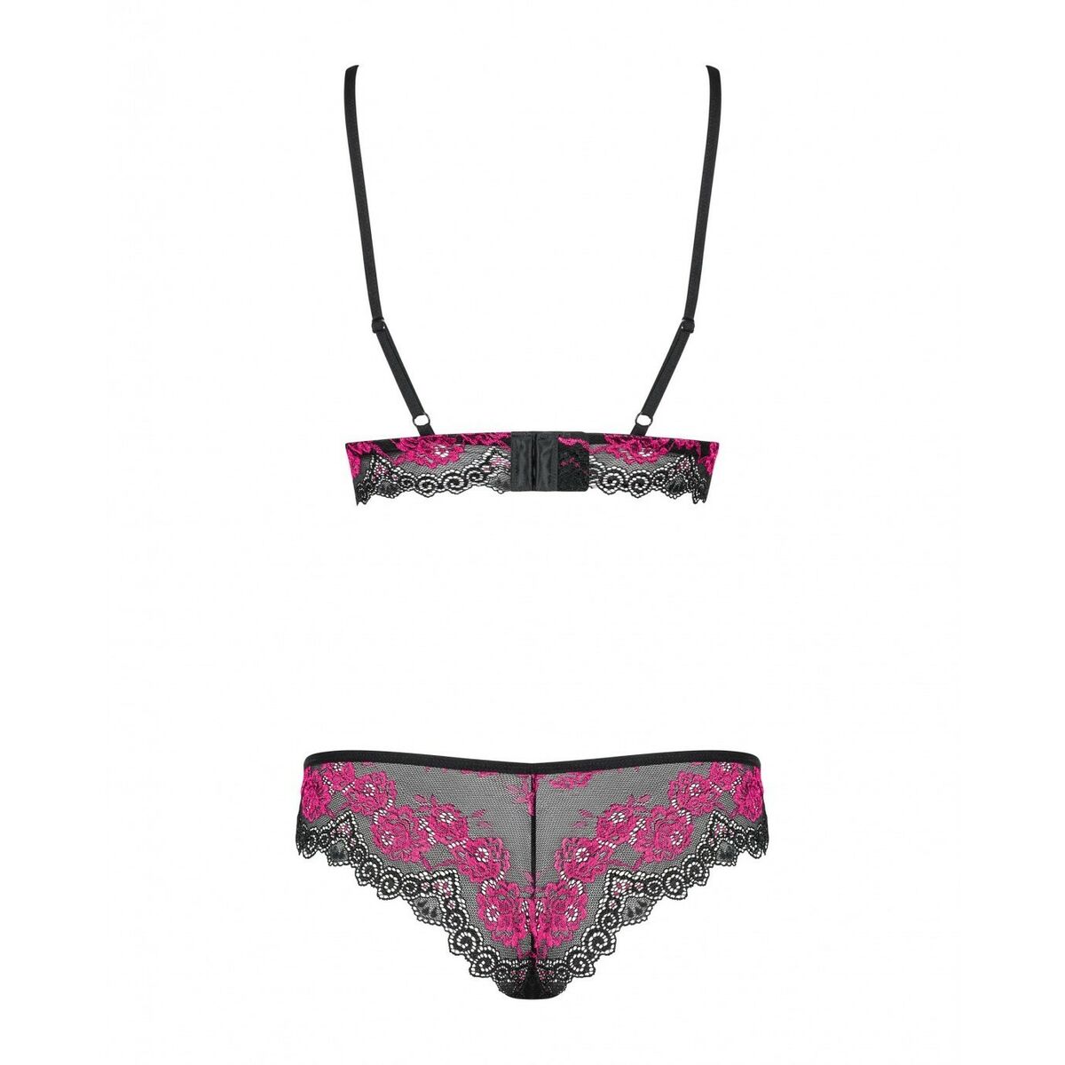 Set med underkläder Obsessive Tulia Svart L/XL - 5
