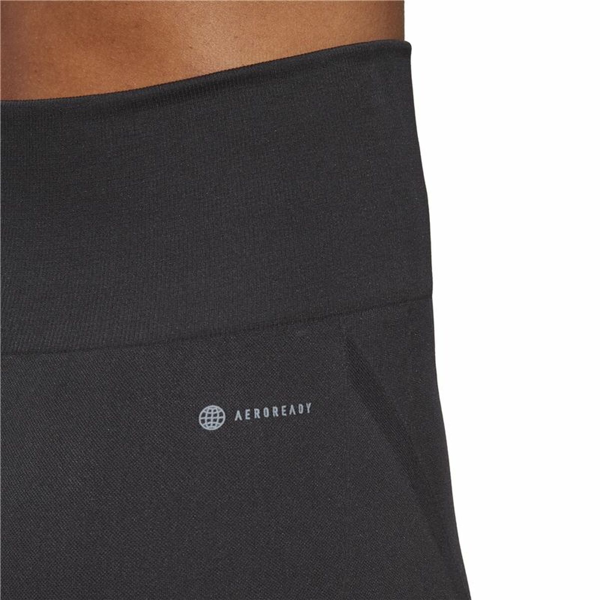 Sport-leggings, Dam Adidas Studio Aeroknit Svart - 6