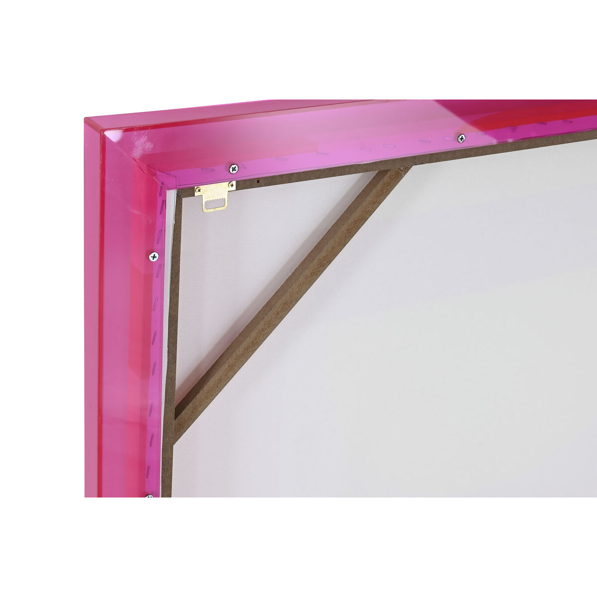 Tavla Home ESPRIT Gul Rosa Modern Urban 80 x 3,3 x 120 cm (2 antal) - 4