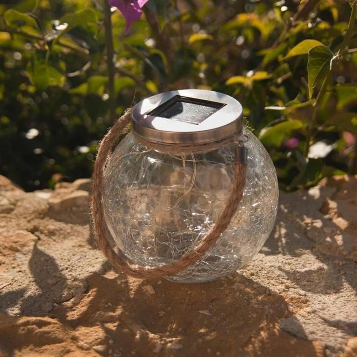 Solcellslampa Lumisky Crack Ball Cord Transparent (2 antal) - 3