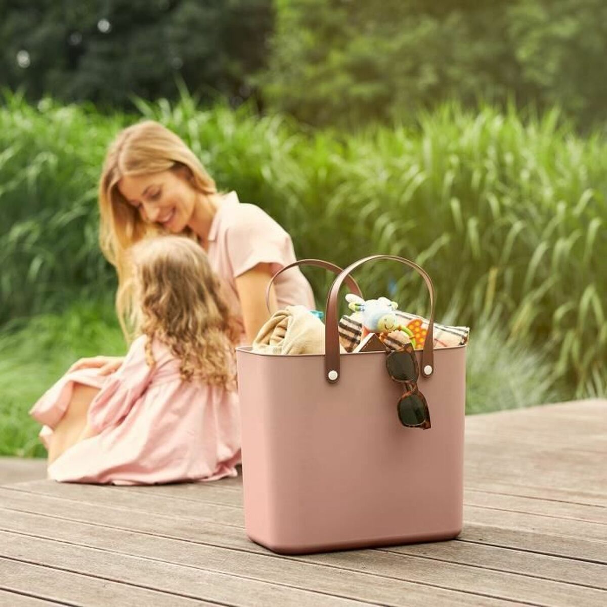 Handväska Rotho 1044402089 Rosa Plast - 2