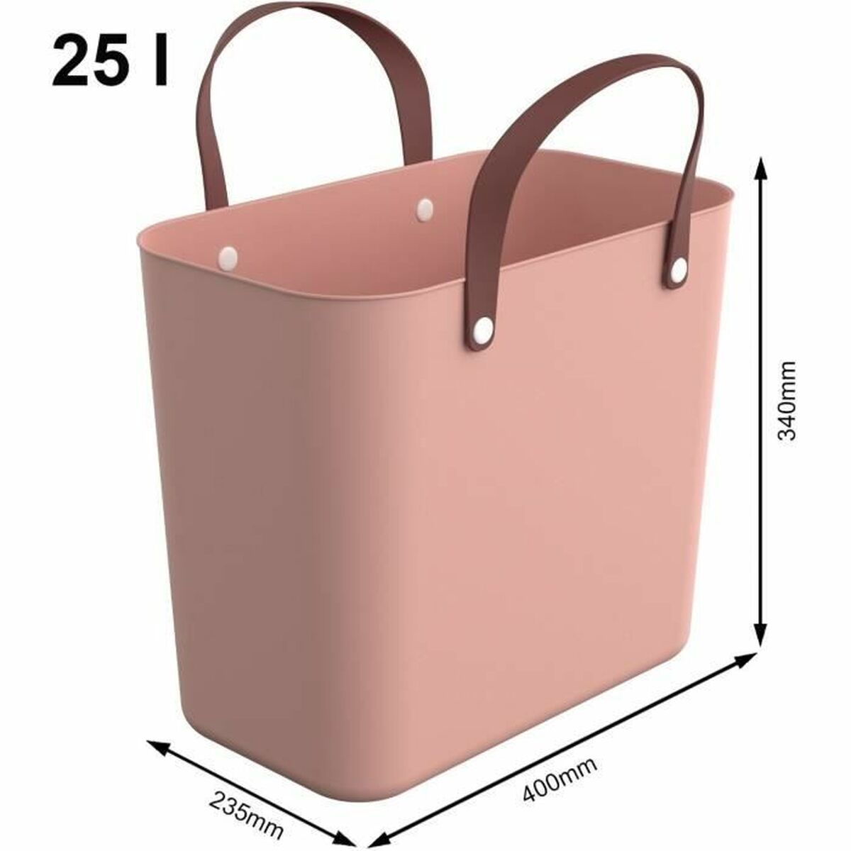 Handväska Rotho 1044402089 Rosa Plast - 3