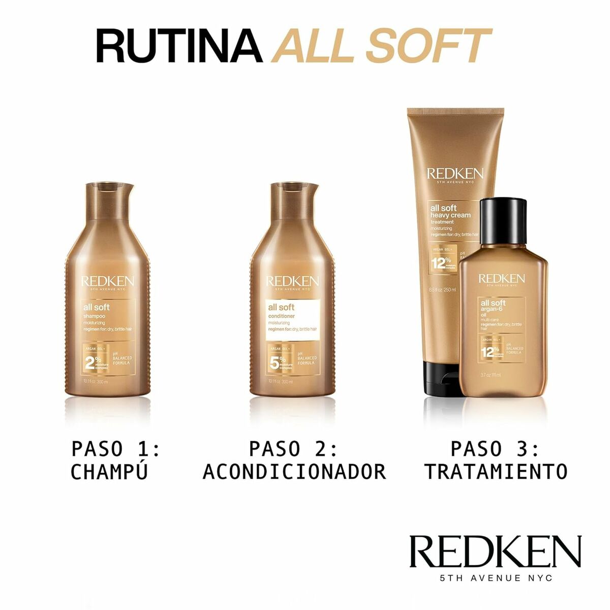 Schampo Redken All Soft 300 ml - 6