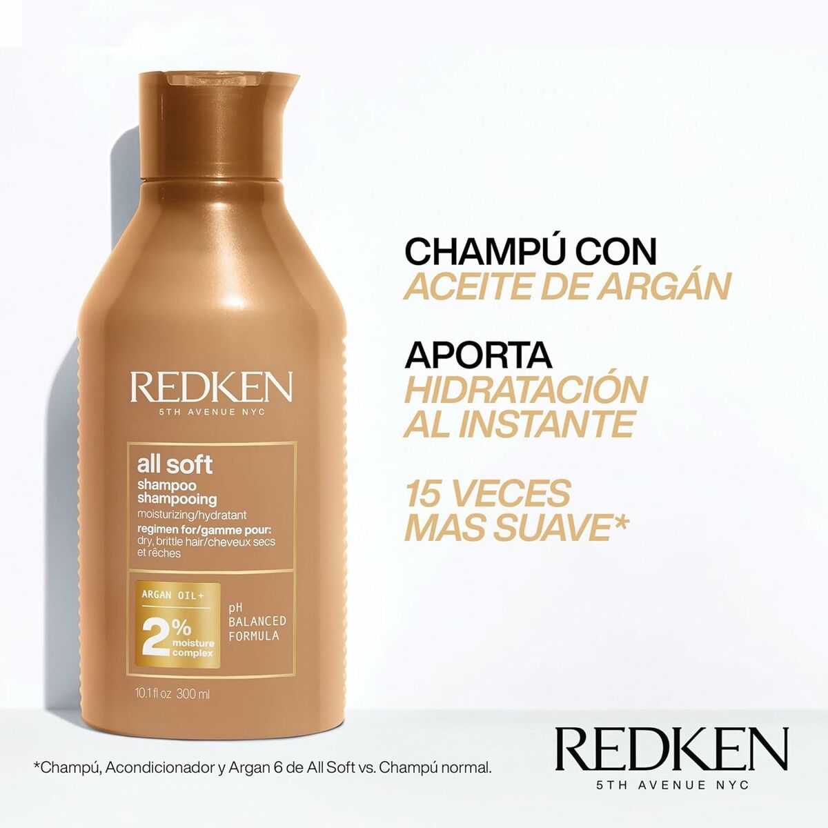 Schampo Redken All Soft 300 ml - 4