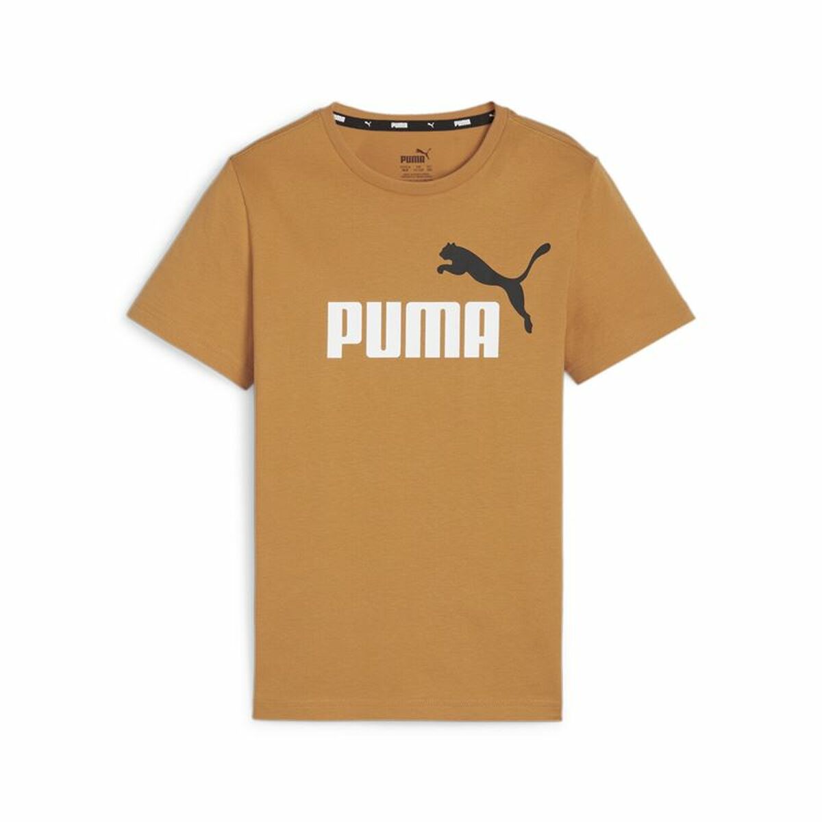 Barn T-shirt med kortärm Puma Essentials+ Gyllene
