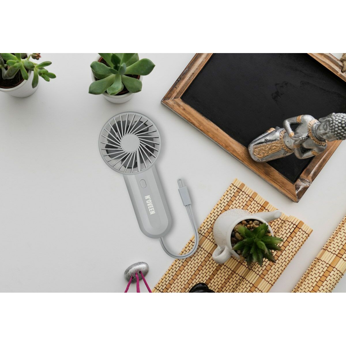 Fläkt USB N'oveen F220 Grå 5 W - 2