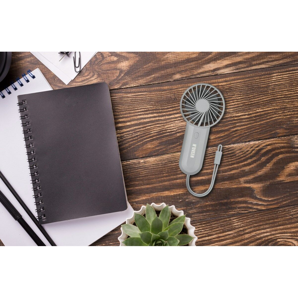 Fläkt USB N'oveen F220 Grå 5 W - 3