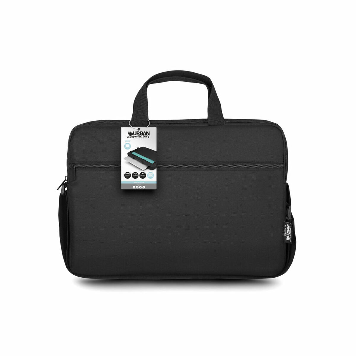 Laptopväska Urban Factory TLS12UF Svart 12" - 7