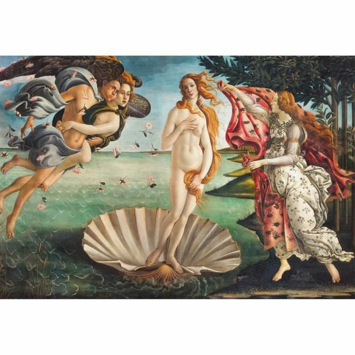 Pussel Clementoni Museum - Botticelli: The Birth of Venus 2000 Delar