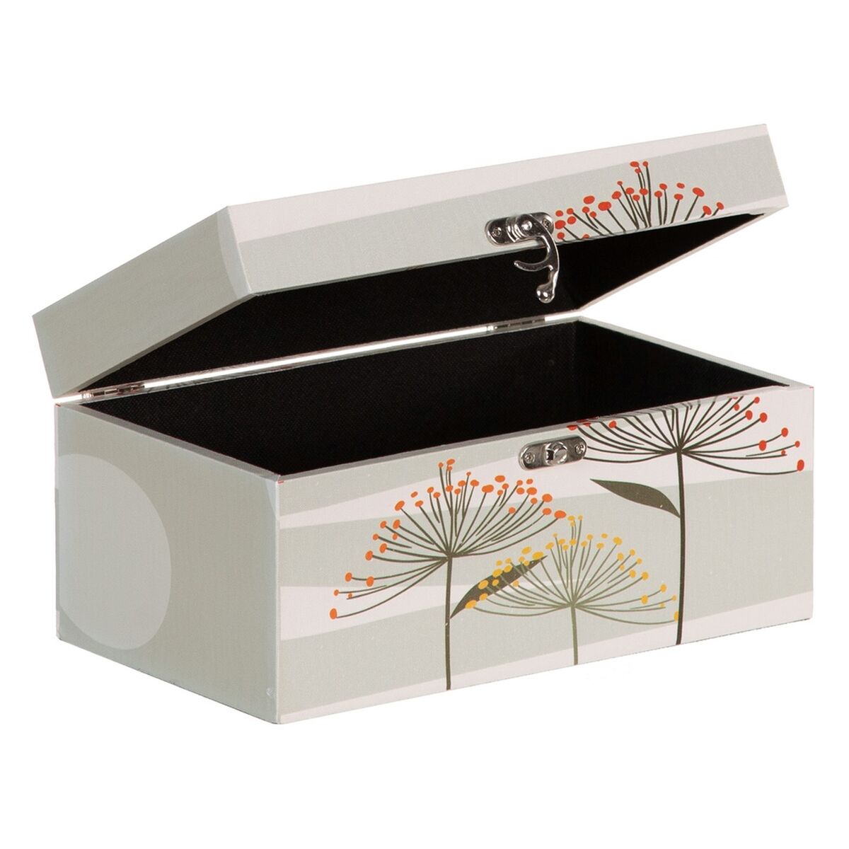 Dekorationslåda PVC Kanvas Papper DMF Virágok 30 x 18 x 15 cm (2 Delar) - 4