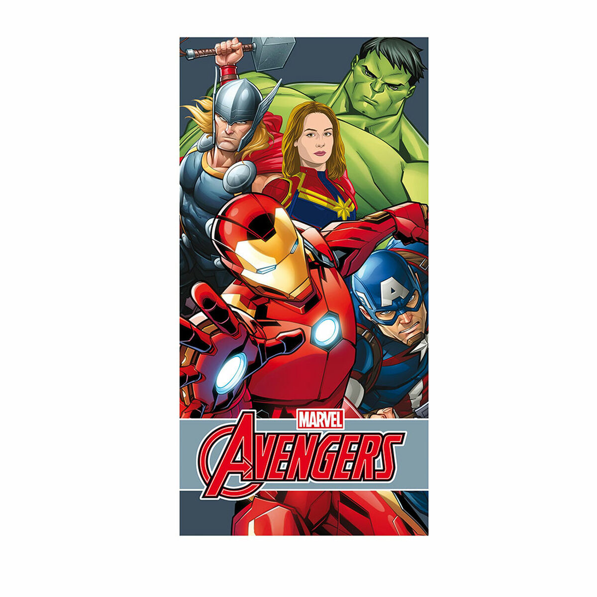 Strandbadduk The Avengers Bomull 70 x 140 cm